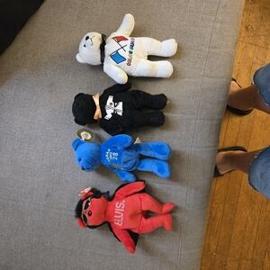 Colorful Plush Bear Set